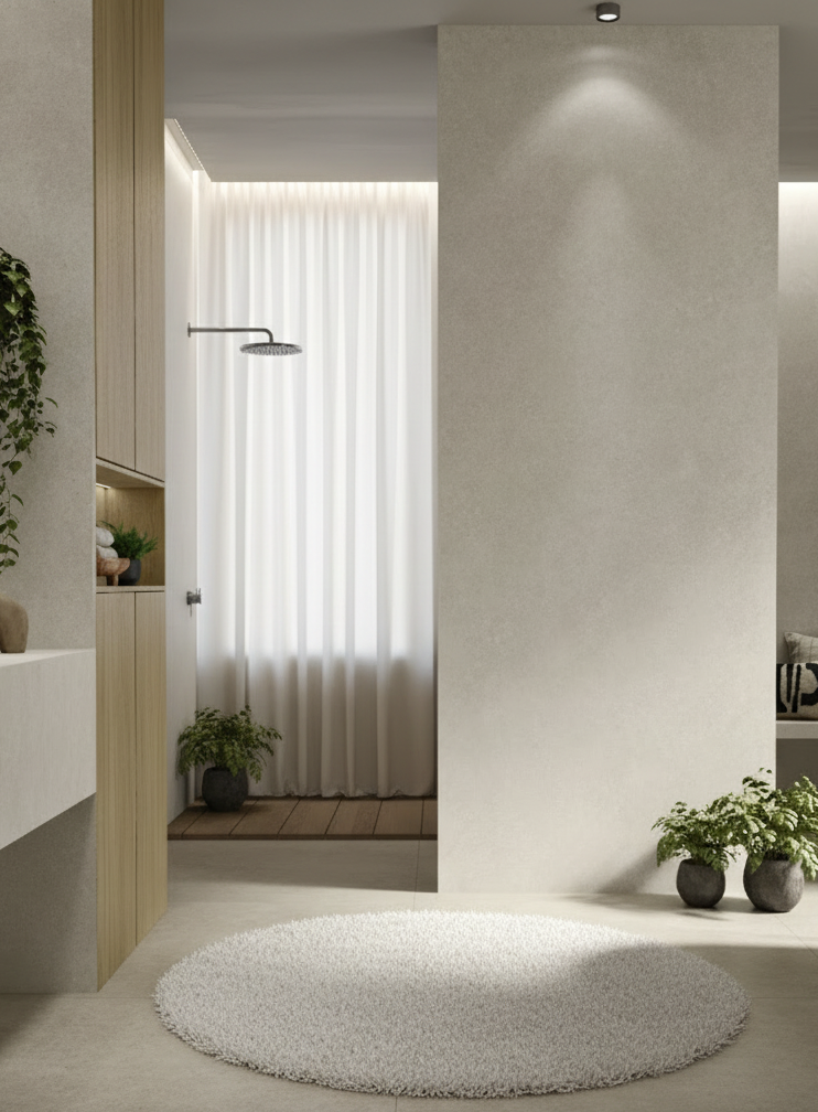 Baño alta resolución