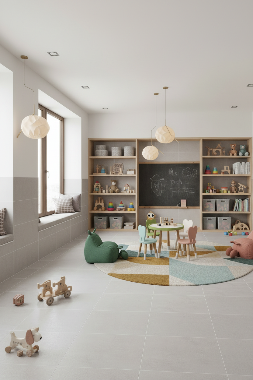 Dandy Gris 25x40 - Cuarto de juegos vertical