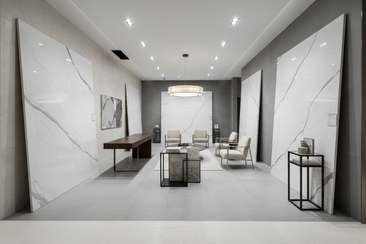 Showroom de mármoles y porcelánicos