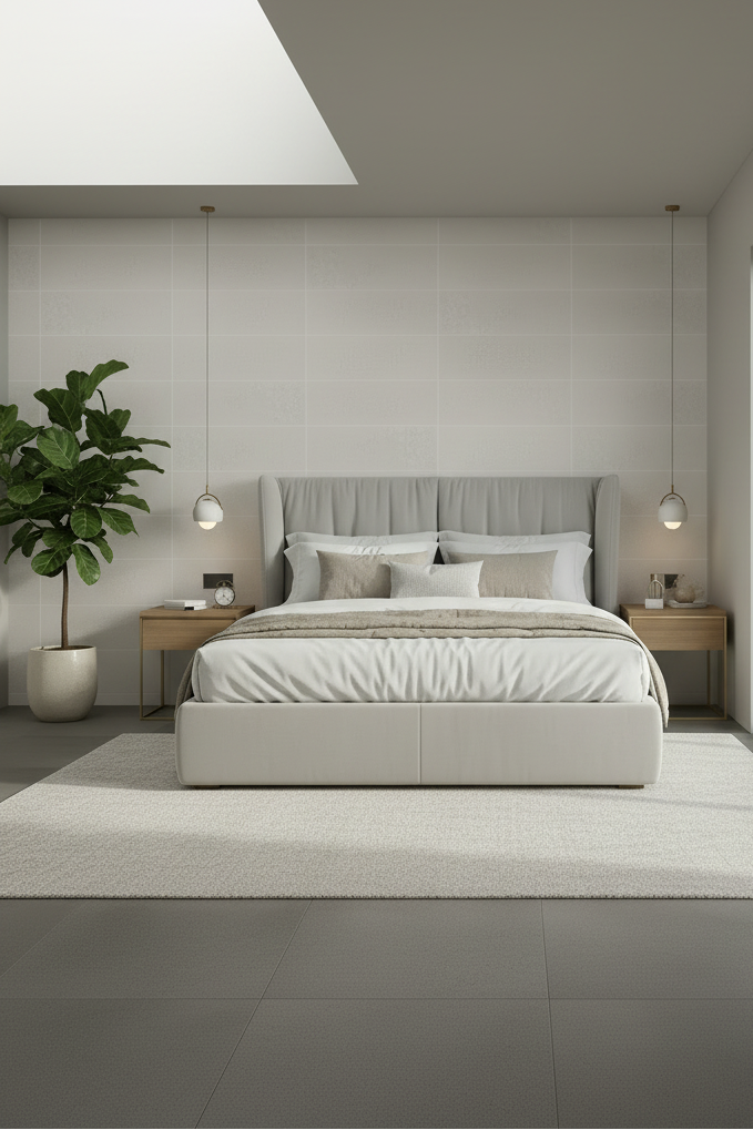 Sunset Gris 25x75 - Dormitorio vertical